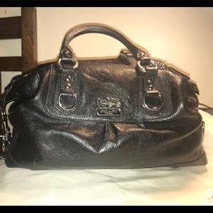 Coach Madison Sabrina Convertible bag- Black